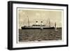 HSDG, M.S. Monte Sarmiento, Dampfschiff, Segelboote-null-Framed Giclee Print