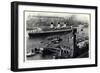 HSDG, Schnelldampfschiff Cap Arcona Am Hafen-null-Framed Giclee Print