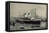 HSDG, Zweischrauben Monte Motorschiff, Dampfer-null-Framed Stretched Canvas