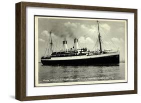 HSDG,Zweischrauben Motorschiff Monte Olivia, Dampfer-null-Framed Giclee Print