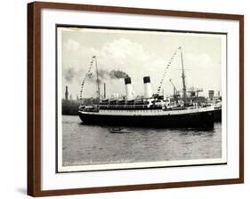 HSDG, Zweischrauben Motorschiff Monte Olivia,Dampfer-null-Framed Giclee Print