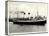 HSDG, Zweischrauben Motorschiff Monte Olivia,Dampfer-null-Stretched Canvas