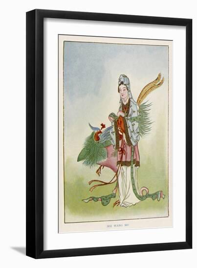 Hsi Wang Mu the Female (Yin) Principle of the Western Air-null-Framed Art Print