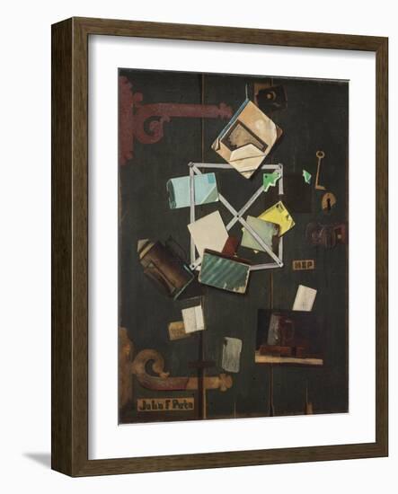 HSP's Rack Picture, c.1900-John Frederick Peto-Framed Giclee Print