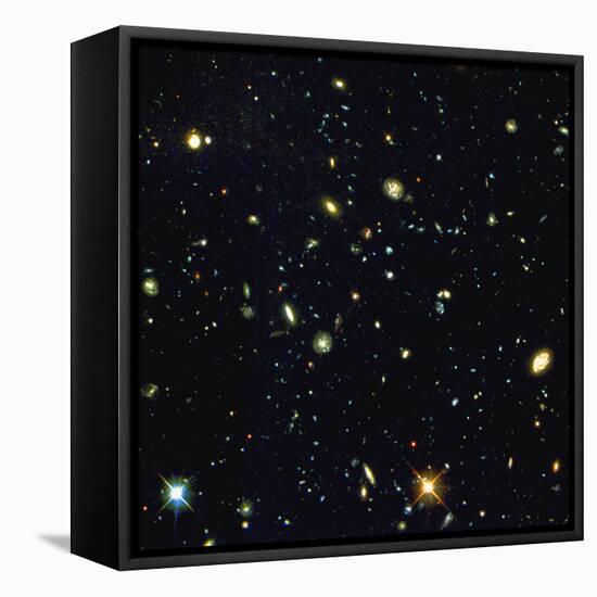 HST Deep-view of Several Very Distant Galaxies-null-Framed Stretched Canvas