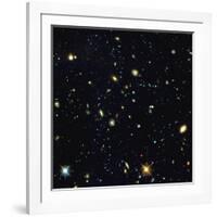 HST Deep-view of Several Very Distant Galaxies-null-Framed Photographic Print