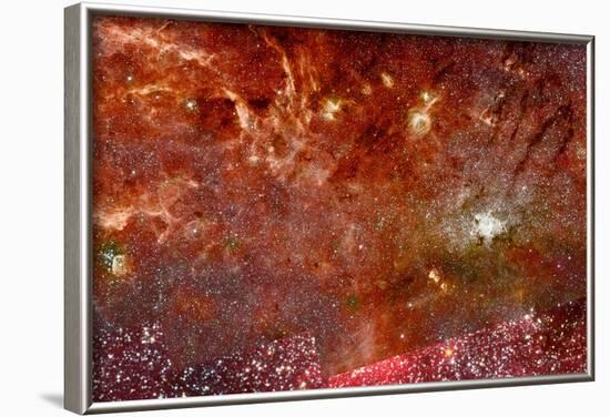 HST Spitzer Composite of Galactic Center Full-field Space Photo Art Poster Print-null-Framed Poster