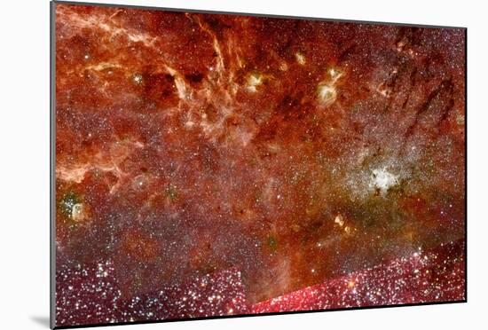 HST Spitzer Composite of Galactic Center Full-field Space Photo Art Poster Print-null-Mounted Poster