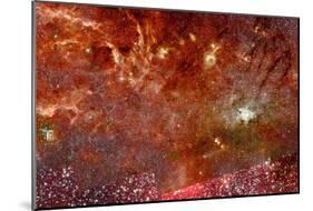 HST Spitzer Composite of Galactic Center Full-field Space Photo Art Poster Print-null-Mounted Poster