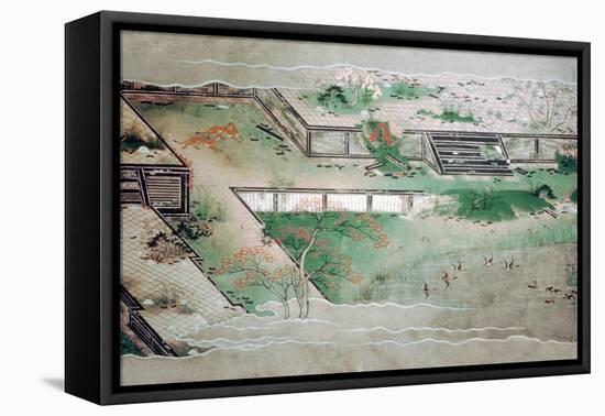 Hsun Ch'Ing-Fujiwara Nagataka-Framed Stretched Canvas