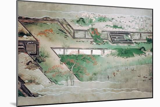 Hsun Ch'Ing-Fujiwara Nagataka-Mounted Giclee Print