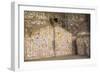 Huaca del Sol y de la Luna, precolombian (Moche) structure, polychrome friezes, Peru, South America-Peter Groenendijk-Framed Photographic Print