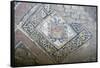 Huaca del Sol y de la Luna, precolombian (Moche) structure, polychrome friezes, Peru, South America-Peter Groenendijk-Framed Stretched Canvas