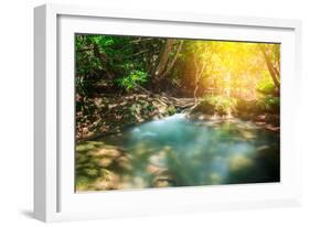 Huai Mae Khamin Waterfall-Tee Theerapol-Framed Photographic Print