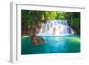 Huai Mae Khamin Waterfall-Tee Theerapol-Framed Photographic Print