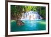 Huai Mae Khamin Waterfall-Tee Theerapol-Framed Photographic Print
