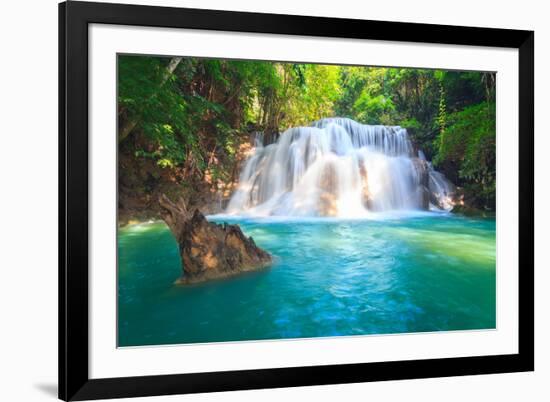 Huai Mae Khamin Waterfall-Tee Theerapol-Framed Photographic Print