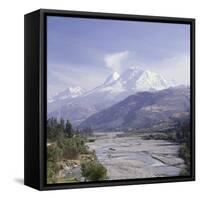 Huandoy, Huascaran and Alpamayo Mountains, Peru-null-Framed Stretched Canvas