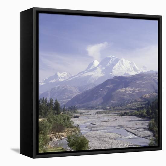 Huandoy, Huascaran and Alpamayo Mountains, Peru-null-Framed Stretched Canvas