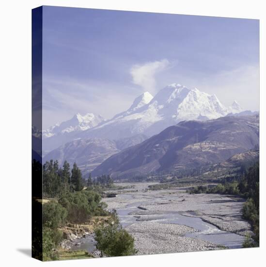 Huandoy, Huascaran and Alpamayo Mountains, Peru-null-Stretched Canvas