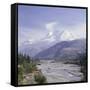 Huandoy, Huascaran and Alpamayo Mountains, Peru-null-Framed Stretched Canvas