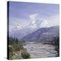 Huandoy, Huascaran and Alpamayo Mountains, Peru-null-Stretched Canvas