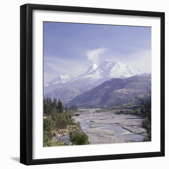 Huandoy, Huascaran and Alpamayo Mountains, Peru-null-Framed Photographic Print