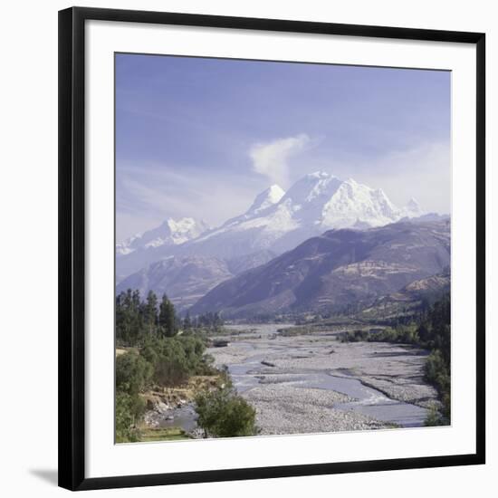 Huandoy, Huascaran and Alpamayo Mountains, Peru-null-Framed Photographic Print