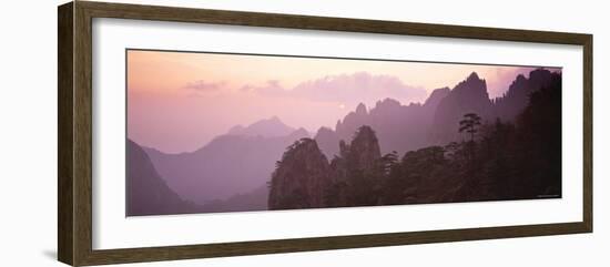 Huang Shan Mountains, Anhui Province, China-Peter Adams-Framed Photographic Print