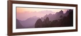 Huang Shan Mountains, Anhui Province, China-Peter Adams-Framed Photographic Print