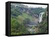 Huangguoshu Waterfall Largest in China 81M Wide and 74M High, Guizhou Province, China-Kober Christian-Framed Stretched Canvas