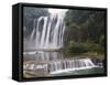 Huangguoshu Waterfall Largest in China 81M Wide and 74M High, Guizhou Province, China-Kober Christian-Framed Stretched Canvas