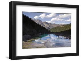 Huanglong, Sichuan province, China, Asia-Michael Snell-Framed Photographic Print