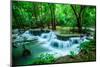 Huay Mae Khamin - Waterfall, Flowing Water, Paradise in Thailand.-ThaiWanderer-Mounted Photographic Print