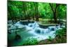 Huay Mae Khamin - Waterfall, Flowing Water, Paradise in Thailand.-ThaiWanderer-Mounted Photographic Print