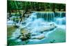 Huay Mae Khamin - Waterfall, Flowing Water, Paradise in Thailand.-ThaiWanderer-Mounted Photographic Print