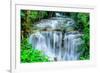 Huay Mae Khamin - Waterfall, Flowing Water, Paradise in Thailand.-ThaiWanderer-Framed Photographic Print