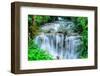 Huay Mae Khamin - Waterfall, Flowing Water, Paradise in Thailand.-ThaiWanderer-Framed Photographic Print