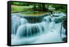 Huay Mae Khamin - Waterfall-ThaiWanderer-Framed Stretched Canvas