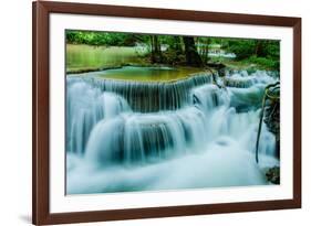 Huay Mae Khamin - Waterfall-ThaiWanderer-Framed Photographic Print