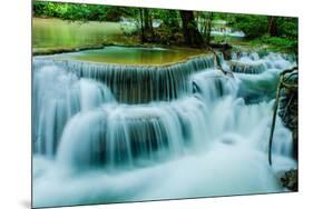 Huay Mae Khamin - Waterfall-ThaiWanderer-Mounted Photographic Print