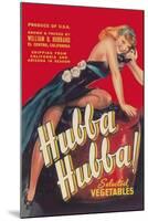 Hubba Hubba - Vegetable Crate Label-Lantern Press-Mounted Art Print