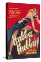 Hubba Hubba - Vegetable Crate Label-Lantern Press-Stretched Canvas