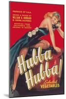 Hubba Hubba - Vegetable Crate Label-Lantern Press-Mounted Art Print