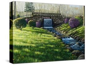 Hubbard Park Falls-Bruce Dumas-Stretched Canvas
