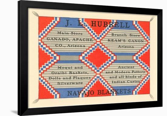 Hubbell Trading Post Advertisement-null-Framed Art Print