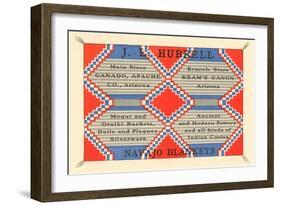 Hubbell Trading Post Advertisement-null-Framed Art Print