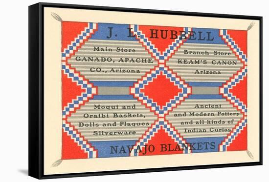 Hubbell Trading Post Advertisement-null-Framed Stretched Canvas
