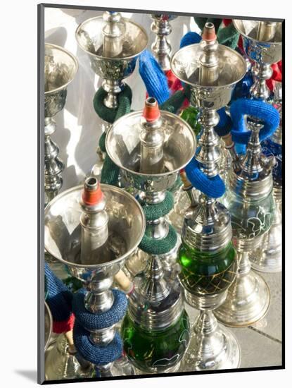 Hubble Bubble Pipes, Souk Waqif, Doha, Qatar, Middle East-Charles Bowman-Mounted Photographic Print