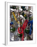 Hubble Bubble Water Pipes for Sale in the Souq Waqif, Doha, Qatar, Middle East-Gavin Hellier-Framed Photographic Print